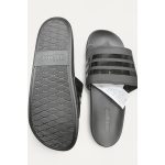 ADIDAS ADILETTE GREY BLACK 3 STIPE SLIDE