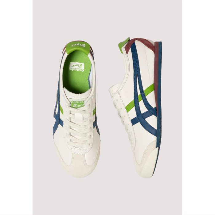 TIGER MEXICO 66 CREAM MAKO BLUE GREEN MAROON