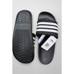 ADIDAS ADILETTE BLACK WHITE 3 STIPE SLIDE