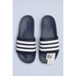 ADIDAS ADILETTE BLUE WHITE 3 STIPE SLIDE