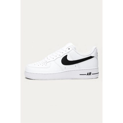 AIR FORCE 1 '07 LOW – WHITE WITH BLACK SWOOSH