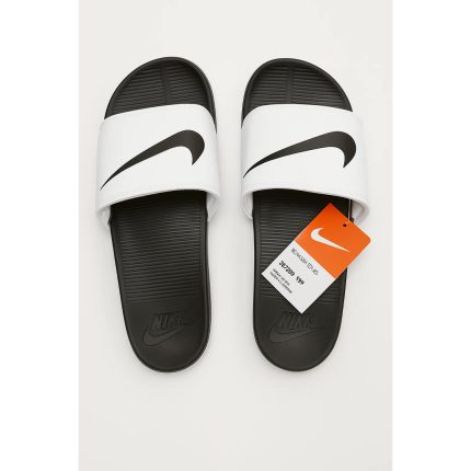 NIKE WHITE-BLACK TICK REBELLION ADELIDE SLIDE