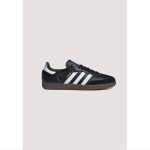 ADIDAS SAMBA OG SHOES – FULL BLACK WHITE STRIPES