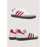 ADIDAS SAMBA OG SHOES – WHITE & RED