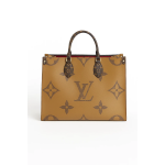 LV ONTHEGO MM TOTE BAG GOLD-TONE