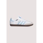 ADIDAS SAMBA OG SHOES IN SKY BLUE AND WHITE