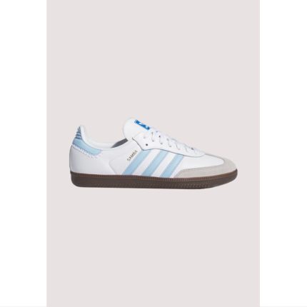 ADIDAS SAMBA OG SHOES IN SKY BLUE AND WHITE