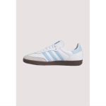 ADIDAS SAMBA OG SHOES IN SKY BLUE AND WHITE