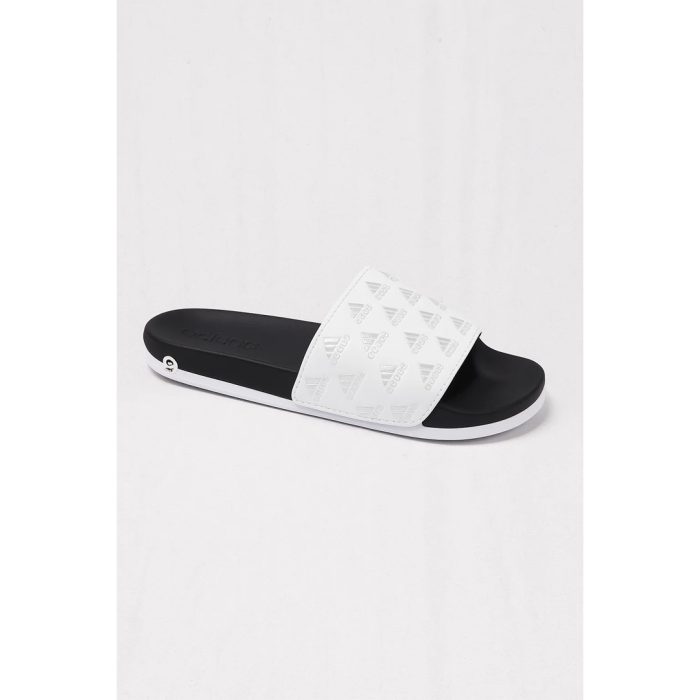 ADIDAS BLACK WHITE PRINTED SLIDE (PREMIUM QUALITY)