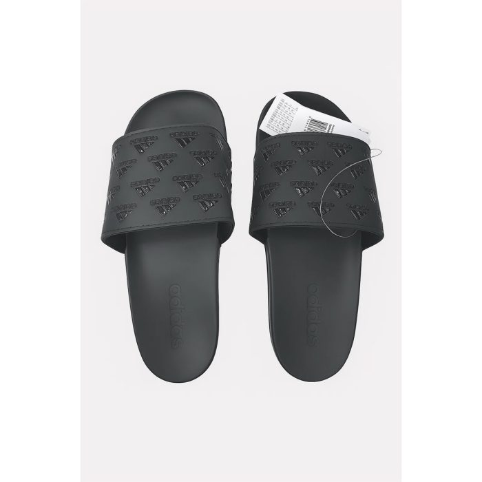 ADIDAS FULL BLACK PRINTED SLIDE (PREMIUM QUALITY)
