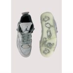 AIR JORDAN HIGH RETRO 4 KAWS GREY GLOW IN DARK