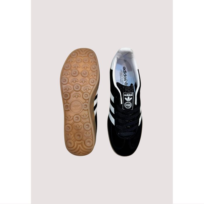 ADIDAS GAZELLE INDOOR BLACK WHITE GUM