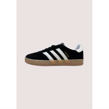 ADIDAS GAZELLE INDOOR BLACK WHITE GUM