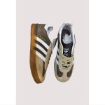 ADIDAS GAZELLE β COFFEE BROWN / WHITE WITH GUM SOLE