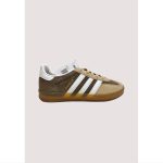 ADIDAS GAZELLE β COFFEE BROWN / WHITE WITH GUM SOLE