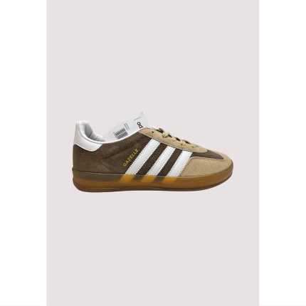 ADIDAS GAZELLE β COFFEE BROWN / WHITE WITH GUM SOLE