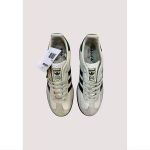ADIDAS GAZELLE β GREY / BLACK WITH GREEN HEEL TAB & BLACK SOLE