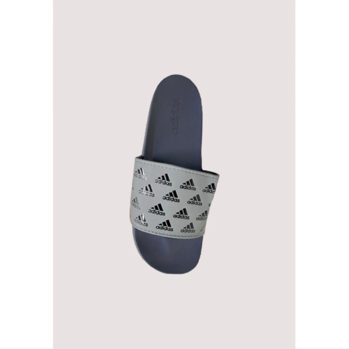 ADIDAS GREY-BLACK PRINTED SLIDE (PREMIUM QUALITY)