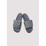 ADIDAS GREY-BLACK PRINTED SLIDE (PREMIUM QUALITY)