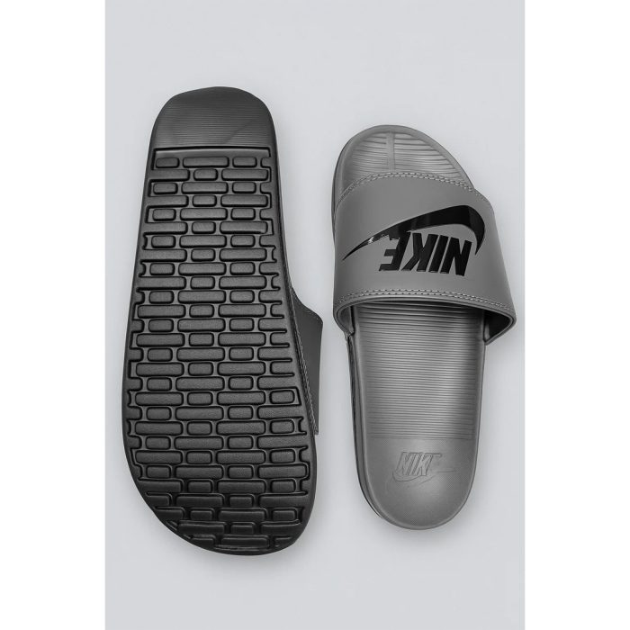 NIKE BENASSI JDI SLIDES COOL GREY/BLACK