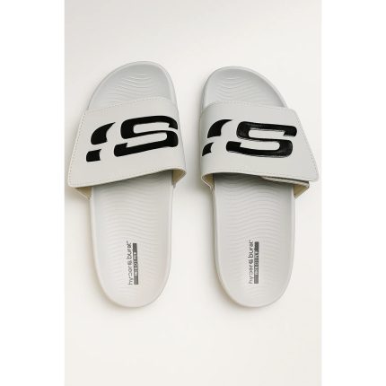 SKECHERS HYPER BURST SLIDES – CREAM